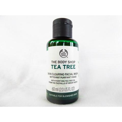 The Body Shop Tea Tree Skin Clearing Facial Wash 60 ml Resestorlek