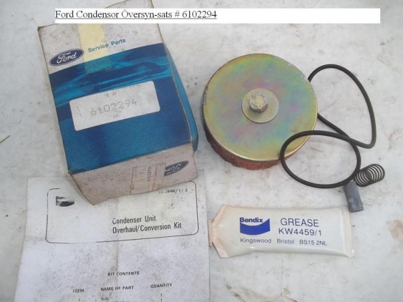  Ford Filter, Översynssats för Condensor # 6102294
