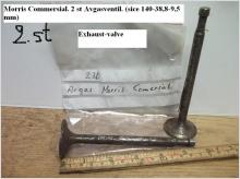 Morris Commersial. 2 st Avgasventil.(storlek 140-38,8-9,5 mm)