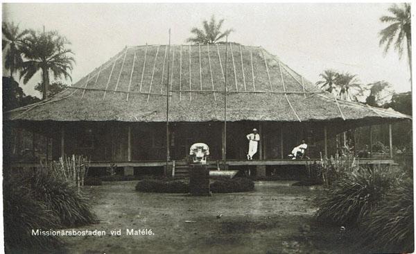 Missionärsbostaden vid Matélé. 