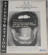 Kårservice i Linköping Studentkatalog 95/96