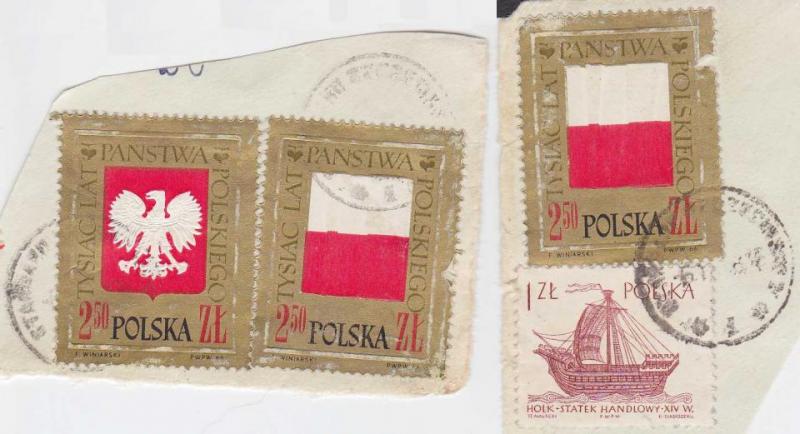 Några frimärken från Polen