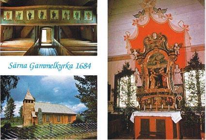 Särna Gammelkyrka 1684.