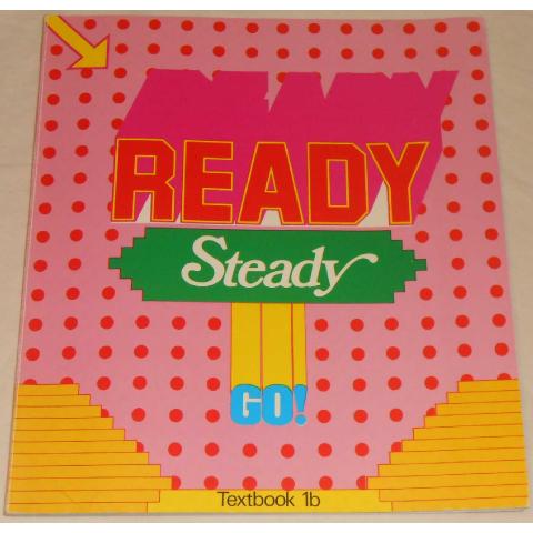 Ready Steady Go - Textbook 1b av Bo Hedberg, Phillinda Parfitt & Inger Bergström; från 80-talet