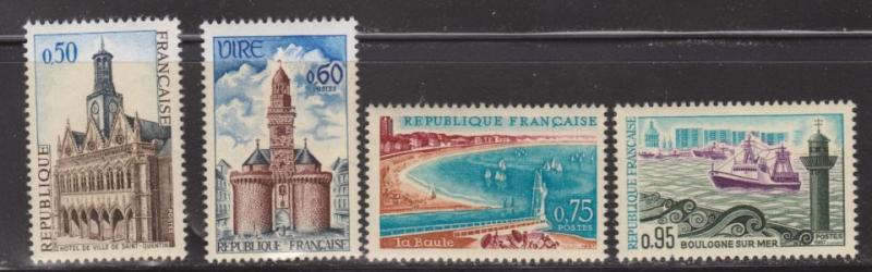 Frankrike, M 1591-4, komplett serie **
