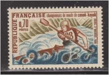 Frankrike, M 1678 0.70 Fr, sport, kanot **