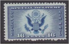 USA, M 374, 16 c, Air Mail år 1934, postfrisk