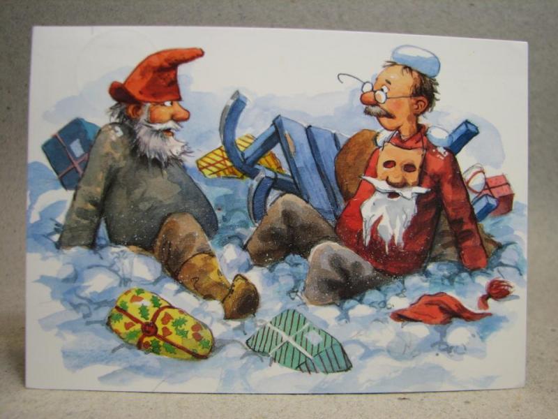 Julkort - Humor - Jens Ahlbom - Alf Pröysen se bilden
