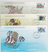 Bermuda 3 brev Stamp of the sea 12 mars 1979