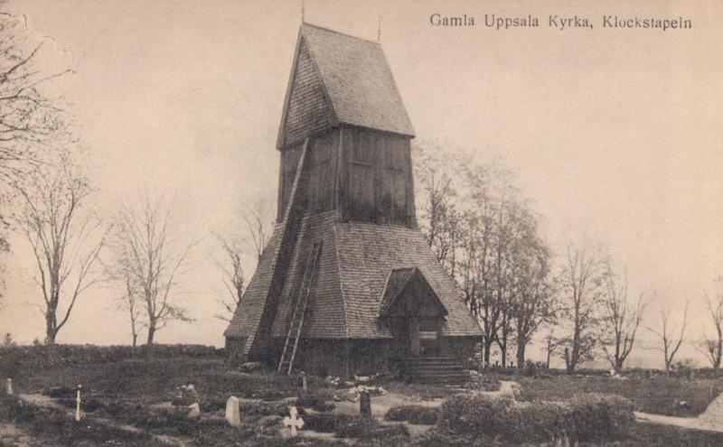 Uppsala - Gamla Uppsala kyrka, klockstapeln