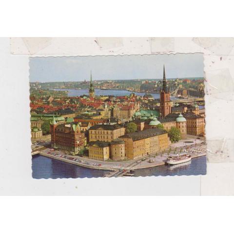 29302  stockholm   utsikt   över  ridarholmen   från  stadshustornet     ej postg 