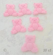 10 gulliga, rosa teddybjörnar! 