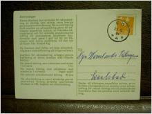 Paketavi med stämplade frimärken - 1964 - Ed till Karlstad