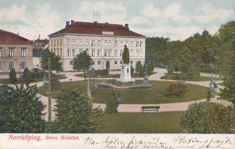 Norrköping, Stora Hotellet. Postgånget 1918