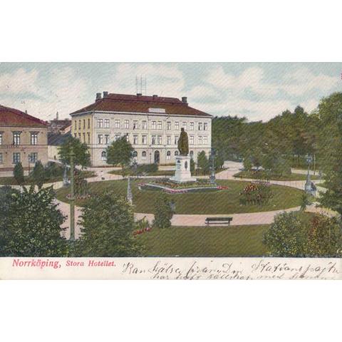 Norrköping, Stora Hotellet. Postgånget 1918