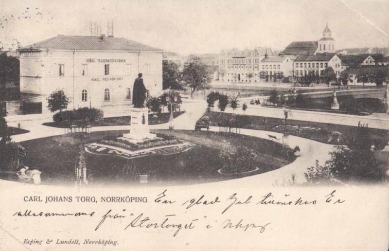 Norrköping, Stora Hotellet. Postgånget före 1910.