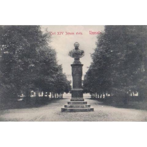 Uppsala. Carl XIV Johans staty - 1911