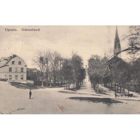 Uppsala, Odenslund. Postgånget 1908