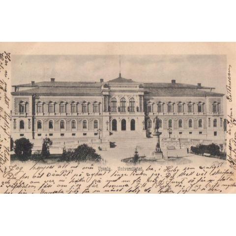 Uppsala, Universitetet. Postgånget tidigt 1900-tal