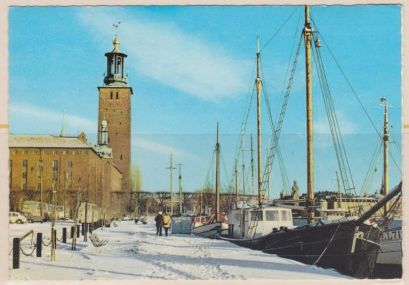 Stockholm Stadshuset, Vinterbild,LÖSEN, sänt 1980