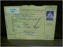 Paketavi med stämplade frimärken - 1967 - Jungskola till Väse