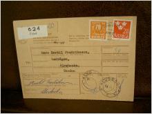 Paketavi med stämplade frimärken - 1967 - Frövi till Älvsbacka
