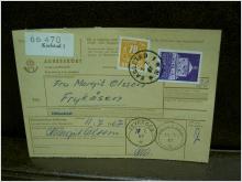 Paketavi med stämplade frimärken - 1967 - Karlstad 1 till Frykåsen