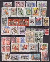 Stämplade frimärken år 1960-61