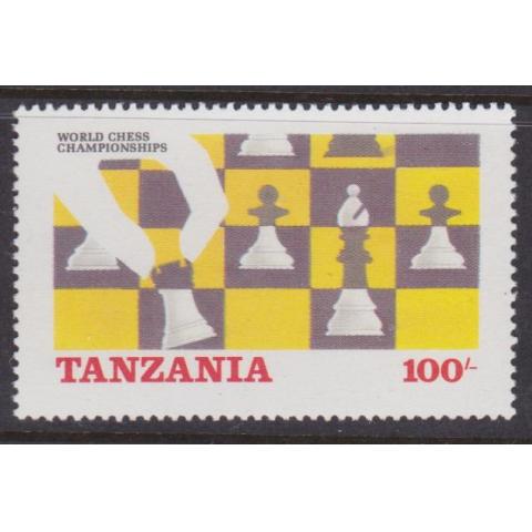 Tanzania, World Chess championship 100 sh **