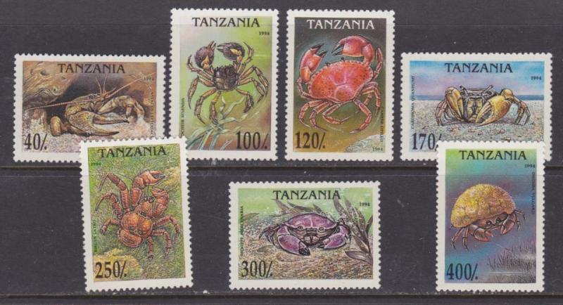 Tanzania, Krabbor, Crabs, ** serie