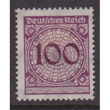 M 343 100 pf violettpurpur *(*) , katalog 16 Euro.