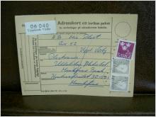 Paketavi med stämplade frimärken - 1962 - Upplands Väsby till Munkfors