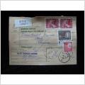 Adresskort med stämplade frimärken - 1964 - Lidingö till Sunne