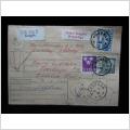 Adresskort med stämplade frimärken - 1964 - Kungälv till Forshaga