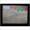 Adresskort med stämplade frimärken - 1964 - Horred till Munkfors