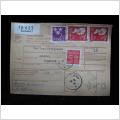Adresskort med stämplade frimärken - 1964 - Karlstad till Lungsund