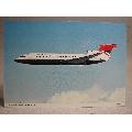 Flygplan British Airways Trident Two Oskrivet äldre fint vykort