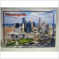 Vy över Minneapolis Minnesota USA Oskrivet äldre vykort