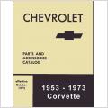 Chevrolet Corvette 1953 - 1973 Reservdelskatalog / Sprängskisser på CD-ROM