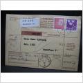 Adresskort med stämplade frimärken - 1962 - Stockholm till Munkfors