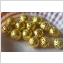 10 filigri pärlor guldfärgade 10 mm