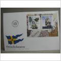 FDC Vinjett -   4/10 2003 Ostindiefararen / Fin stämpel på 4  frimärken 
