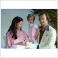  Vykort. Kungligt. Carl XVI Gustaf med Drotting Silvia, Victoria, Carl-Philip, Dop. ULTRA kort.