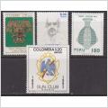 Colombia, frimärken från 1982 **
