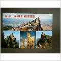 Vykort Italien San Marino Flerbildskort