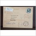 Frimärke på adresskort - stämplat 1964 - Spånga 1 - Munkfors
