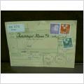 Paketavi med stämplade frimärken - 1967 - Kinna till Väse