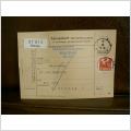 Paketavi med stämplade frimärken - 1961 - Malung till Munkfors