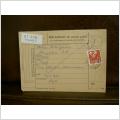 Paketavi med stämplade frimärken - 1961 - Södertälje 1 till Deje