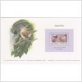 Fåglar i världen, House Wren, Grenadies of St. Vincent, 5 c **, vackert illustrerad,signerad, uppsatt på kort.